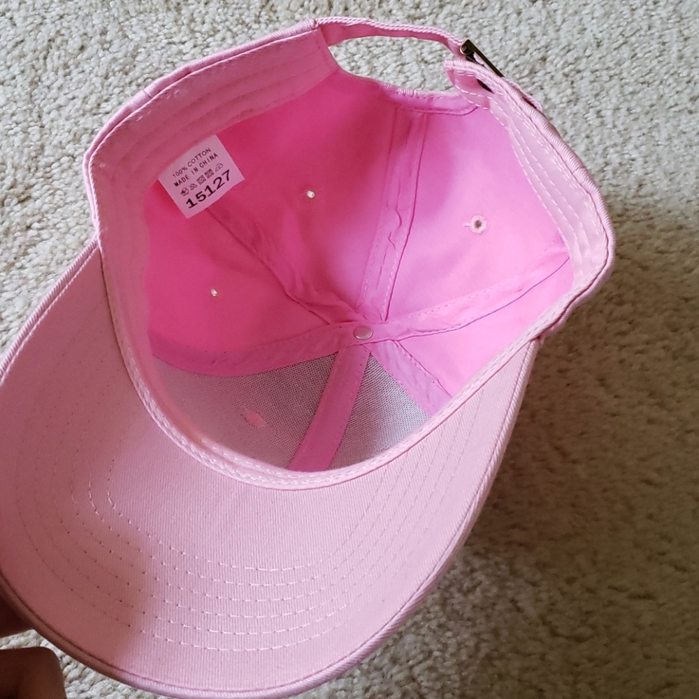 Pink baseball hat - Picture 2 of 2